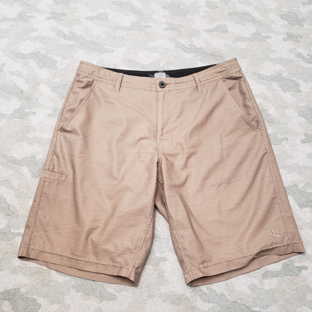 Dahu Hybrid Collection Shorts Mens 35 Brown Pockets